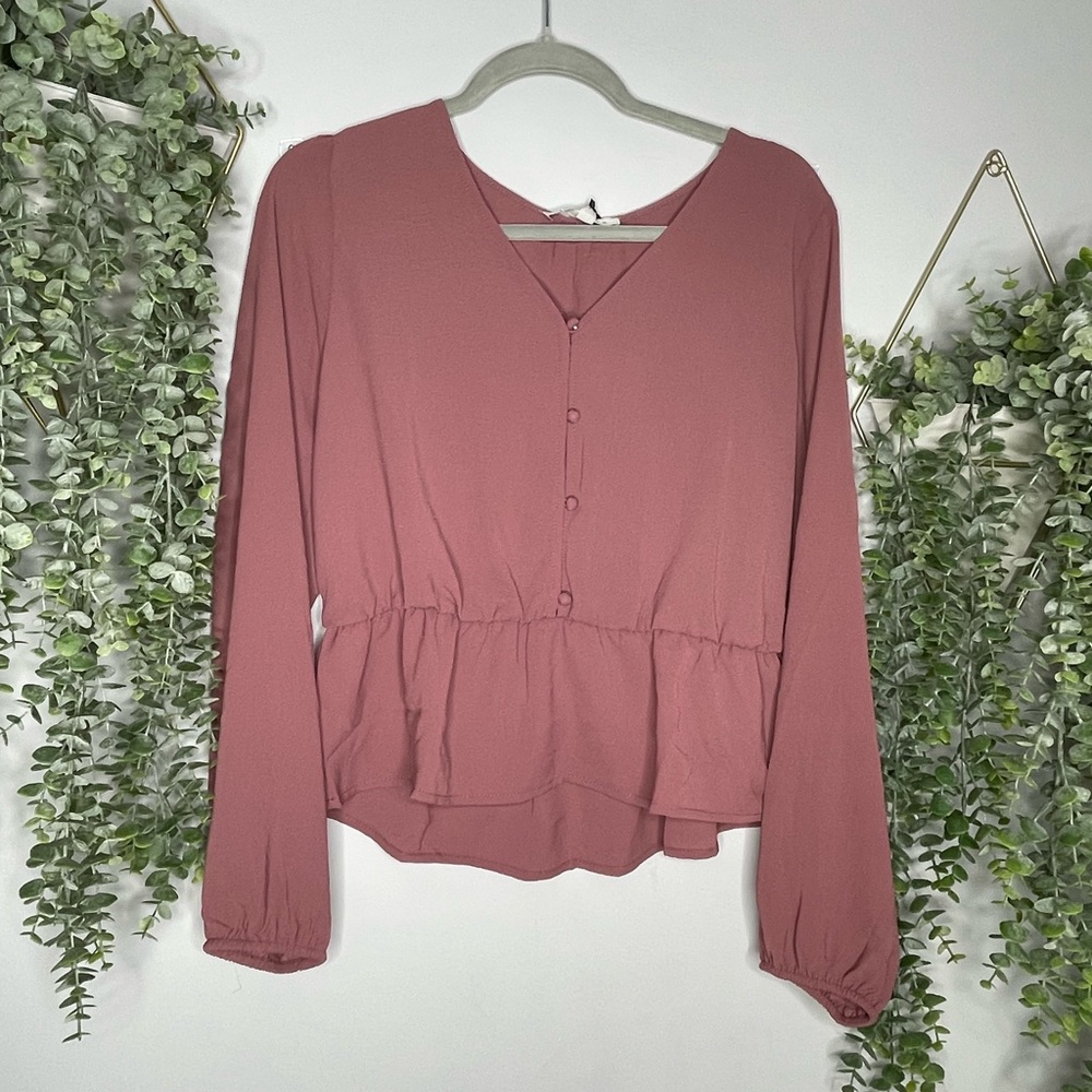 Olive Oak Blouse size L